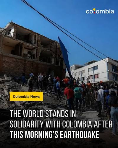 Colombia earthquake: World offers support after 7.4 magnitude quake