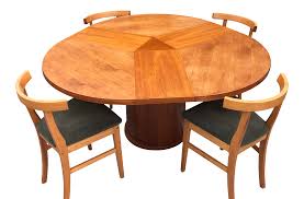 Our collection comes in a wide range of finishes and styles to match your decor. Vintage Scovby Expandable Round Dining Set 5 Pieces Chairish