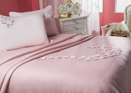 Adney Bambu Pike Takimi Pembe Adney Pike Ev Tekstili Yatak Ortuleri Ev Icin Nevresim Takimi