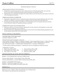 Assistant Chief Police Resume Free Resume Templates Cover Letter For Resume Job Cover Letter Good Objective For Resume