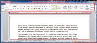 Bahas Lengkap Bagian Bagian Microsoft Word Fungsinya