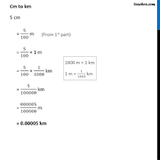 Also, explore tools to convert centimeter or meter to other length units or history/origin: Ex 2 5 3 I Express 5 Cm In Metre And Kilometre Ii Express 35 Mm