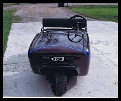 Black Cushman Golfster Golf Carts Motor Scooters Toy Car