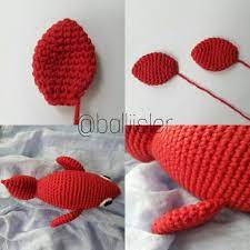 Amigurumi Kirmizi Balik Yapimi Orgu Modelleri Boncuklu Desenler Amigurumi Tig Isleri