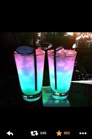 Fun Neon Party Drinks Colorful Drinks Blacklight Party Fun Drinks