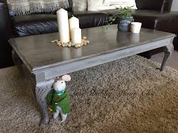 Shabby Chic Coffee Table Annie Sloan French Linen And Finished With Clear And Black Wax Shabby Chic Coffee Table Shabby Chic Furniture Chic Coffee Table