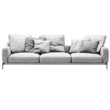 Edlyn sofa in caramel premium leather, from $1,898. Romeo Sofa By Flexform Dimensiva