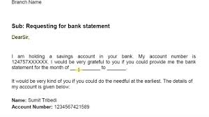 The details of our account are given below. How To Write Bank Statement Request Letter To Bank Manager Youtube
