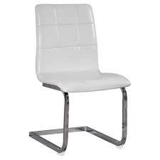 Yaheetech ergonomic accent chair armchair living room chair upholstered side chair leisures chairs curved wing back chair metal legs linen fabric chair gray. Set Of 4 Madanere Dining Upholstered Side Chair Chrome White Signature Design By Ashley Target