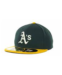 New Era Oakland Athletics Authentic Collection 59fifty Hat Oakland Athletics 59fifty Hats Athlete