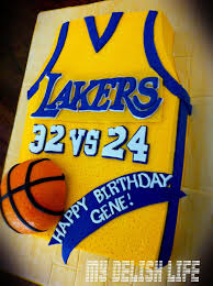 Best specialty cakes nj in new jersey & westchester ny. Los Angeles Lakers Cake Lakers Cake Jersey Cake Cakecentral Com