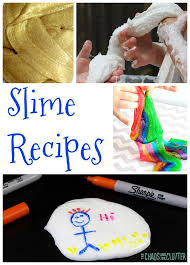 2 ingredients slime no borax or face m. Unique Slime Recipes
