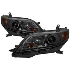 Cloudy yellowish lens (fits 2pc car rear bumper tail light led brake reflector fog lamp fit for toyota camry (fits: Spyder Auto Toyota Sienna 11 14 Se And Xe Models Only 15 17 Xle Models Only Projector Headlight Halogen Model Only Drl Led Smk 5083999 The Home Depot