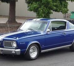 Image result for White 1966 Barracuda