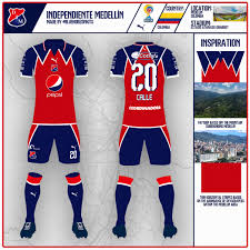 Independiente medellín has won the categoría primera a six times: Independiente Medellin Home Kit Dfsl2 Round 5 Made By Bluehorizonkits