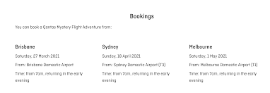 Qantas is launching a series of 'mystery flights' to boost domestic travel as the australian government extended the international travel ban for another three months. X2y6vefhf2qudm