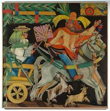 Born zofia lubańska on this day in 1891 in kraków, poland, zofia stryjeńska started painting cartoons of her dad's customers in his glove shop, glove shop her 1917 series of surrealist lithographs named bożki słowiańskie (slavic idols) saw monstrous achievement and was printed on everything from. Zofia Stryjenska Obrazy Polskiego Malarstwa Art Deco