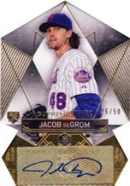 This is an official jacob degrom rookie card, produced by topps baseball in 2014. Jacob Degrom Rookie Cards Checklist Top Prospects Rc Guide Gallery