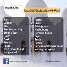 Maybe you would like to learn more about one of these? Ramadan Mubarak English Club Voyage Facebook