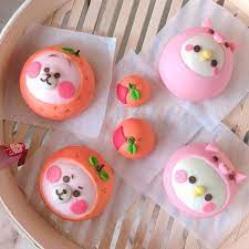 instagram 上的asis weng 卡娜赫拉造型饅頭 嘗試使用同學手邊現有的材料製作出的造型饅頭 第一次嘗試使用人工色膏在造型饅頭上 覺得呈現出的顏色好像培樂多喔 是另一種可愛 2 3月份造型饅頭課時程與簡 makanan dan minuman makanan minuman