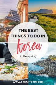 Thing To Do During Spring In Korea South Korea Travel In 2020 Korea Travel Travel Destinations Asia South Korea Travel