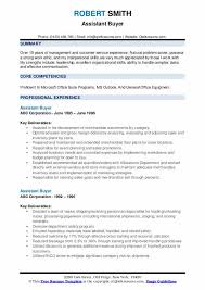 Assistant Buyer Resume Samples Qwikresume