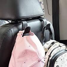 Car Hooks Universal Car Vehicle Back Seat Headrest Hanger Holder Hook Microfiber Leather Stainless Steel For Bag Purse Cloth D Leather Purses And Bags Purses