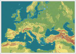 Maybe you would like to learn more about one of these? 19th Century Topographic Map Of Europe 2771 1984 Mapporn