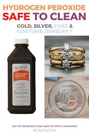 How to clean gold give solid gold bracelets, chains, and earrings a gentle bath in a solution of a few drops of dish soap and a little warm water. Can You Use Hydrogen Peroxide To Clean Jewelry Gold Silver Costume Jewelry Beadnova