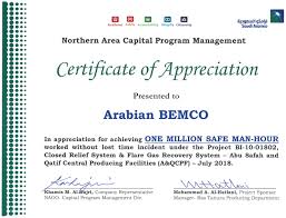 Arabian Bemco Contracting Co Ltd Saudi Aramco Has