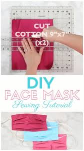 Diy How To Sew A Surgical Face Mask For Hospitals In Need In 2020 Diy Face Mask Sewing Face Mask Tutorial