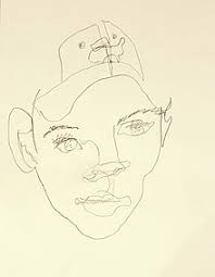 Blind drawing game pictures to use. Blind Contour Drawing Wikipedia
