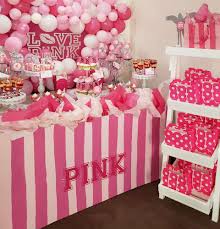 Find amazing selections and prices on all birthday party decorations & supplies at birthday in a box. Vs Pink Birthday Party Ideas Photo 4 Of 14 Pink Birthday Party Decorations Pink Party Decorations Pink Birthday Party