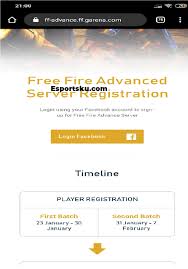 Se te informará por correo dentro del juego cuando seas elegido para. Free Fire Advance Server 2020 Register And Download Apk Esportsku
