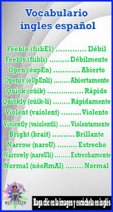 Pin En Ingles Vocabulario 6