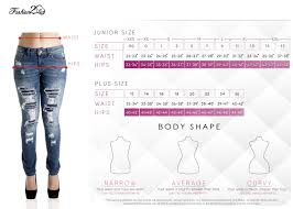 76 Exact Yummie Tummie Jeans Size Chart