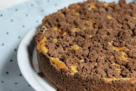 Kirsch Schmand Kuchen Mit Schokostreuseln Sasibella