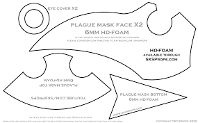 Spotlight makes no claims about the medical benefits of wearing diy face masks. How To Make A Plague Doctor Mask Out Of Foam Free Pdf Template Album On Imgur