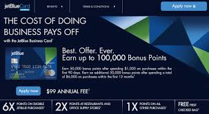 Select offers/benefits may not be achievable based on the assigned credit line and ability to maintain that credit line. 100k Jetblue Plus Jetblue Business Card