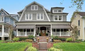 Gray house with whitewash brick. Front Door Colors For Brick Houses Top Front Door Colors Gambrick