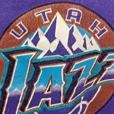 Download the vector logo of the utah jazz brand designed by nba in encapsulated postscript (eps) format. Vintage Utah Jazz Graphic Logo Crewneck Sweatshirt Xl Nba 1990 S 1900502695