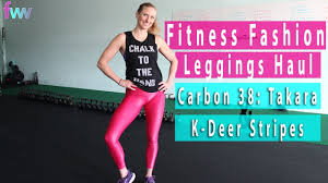 Workout Leggings Haul Carbon 38 Takara K Deer Stripes