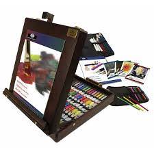 Royal Langnickel Essentials All Media Premier Easel Artists Set 102 Pieces Artists Set Royal Langnickel Art Easel