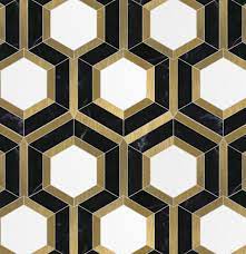 It's easy to adapt the style of art deco for your bathroom. Dubai Progressive Collection Urban City Designs Marble Mosaics Custom Stonedesign Marble Design Marble Pattern Tile Patterns