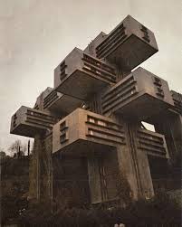 Socmod The Georgian Ministry Of Highway Construction Now The Georgian National Bank Tbilisi Georgia 1975 Promyshlennaya Arhitektura Arhitektura Modernizm