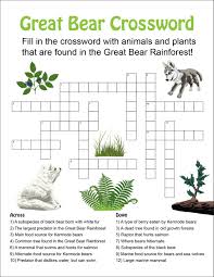 Cross Word Puzzles For Kids Bear K5 Worksheets Word Puzzles For Kids Word Puzzles Puzzles For Kids