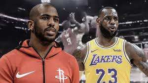 Rockets Guard Chris Paul And Lakers Forward Lebron James Are Best Friends Off The Court On The Court They Are Two Of The Fie Lebron James Chris Paul Nba News