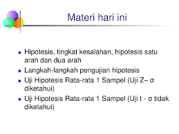 Pada dasarnya pola sampel dapat dikelompokan menjadi dua kelompok, yaitu: Statistik Ii Pertemuan 6 Pengujian Hipotesis Satu Sampel Ppt Download