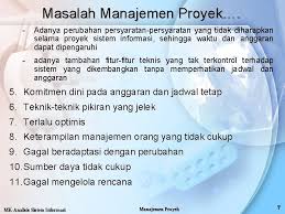 Manajemen proyek sistem informasi pdf. Mata Kuliah Analisis Sistem Infomrsi Manajemen Proyek Sistem
