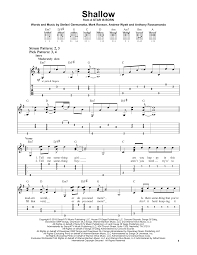 Use the arrows in the headstock to look for an alternative playing position. Shallow From A Star Is Born By Lady Gaga Bradley Cooper Easy Guitar Tab Guitar Instructor